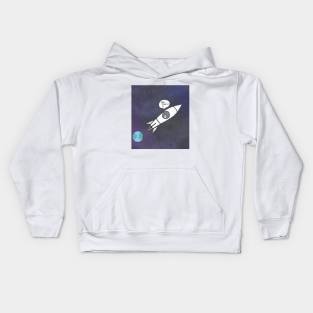 Peace in Space Kids Hoodie